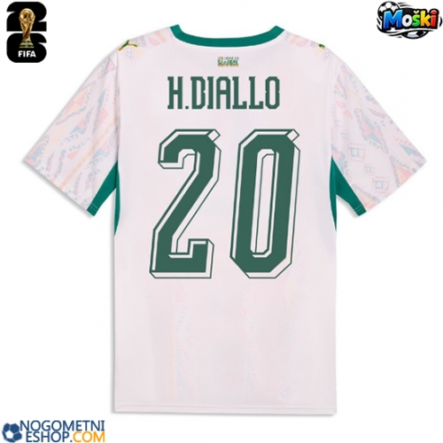 Moški Nogometni dresi Senegal Habib Diallo #20 Domači SP 2026 Kratek Rokav